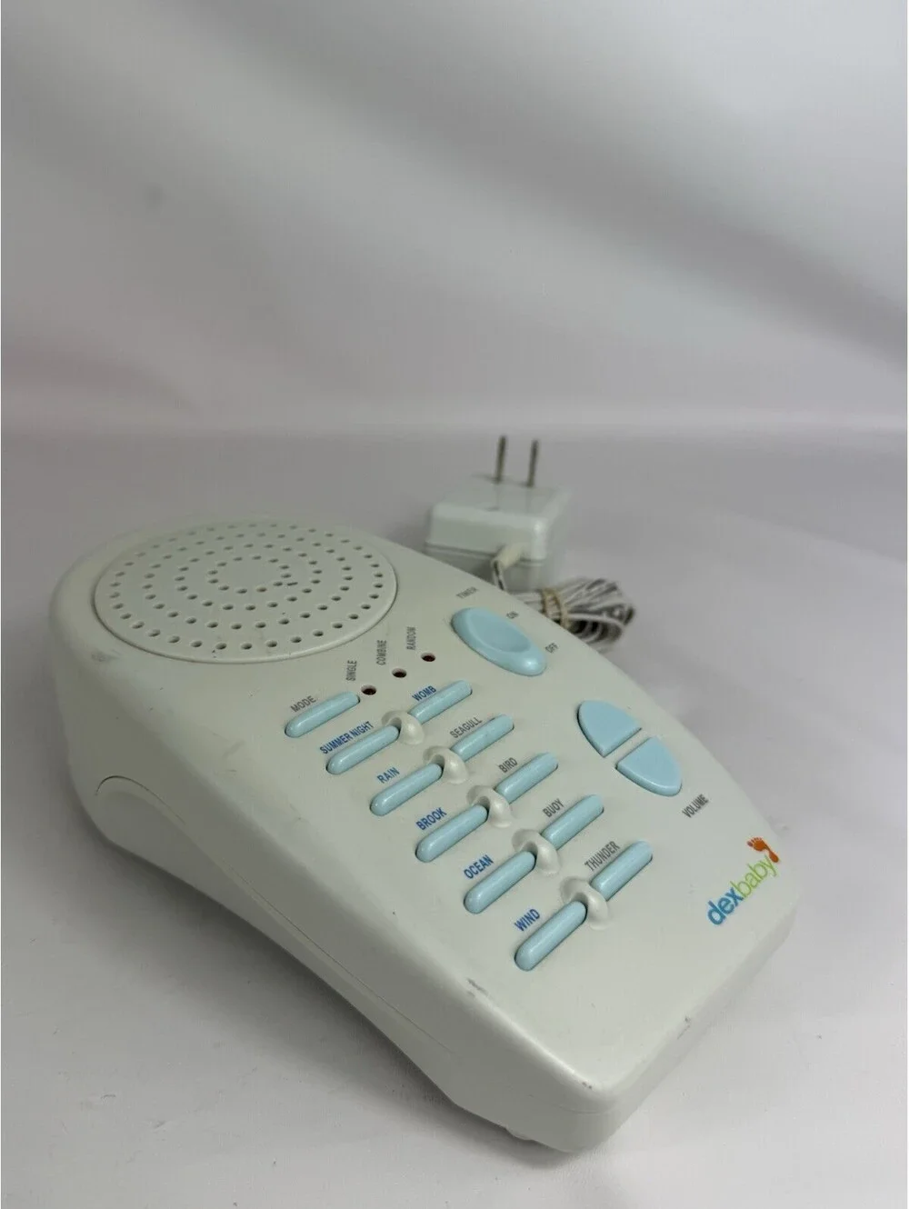 Dex Baby Sound Sleeper SS-01 Sleep Aid Therapy 10 Sounds White Noise Machine